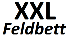 Hier finden Sie das Feldbett XXL Logo